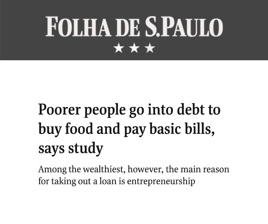 FOLHA DE S.PAULO - Mais pobres se endividam para comprar comida e pagar contas básicas